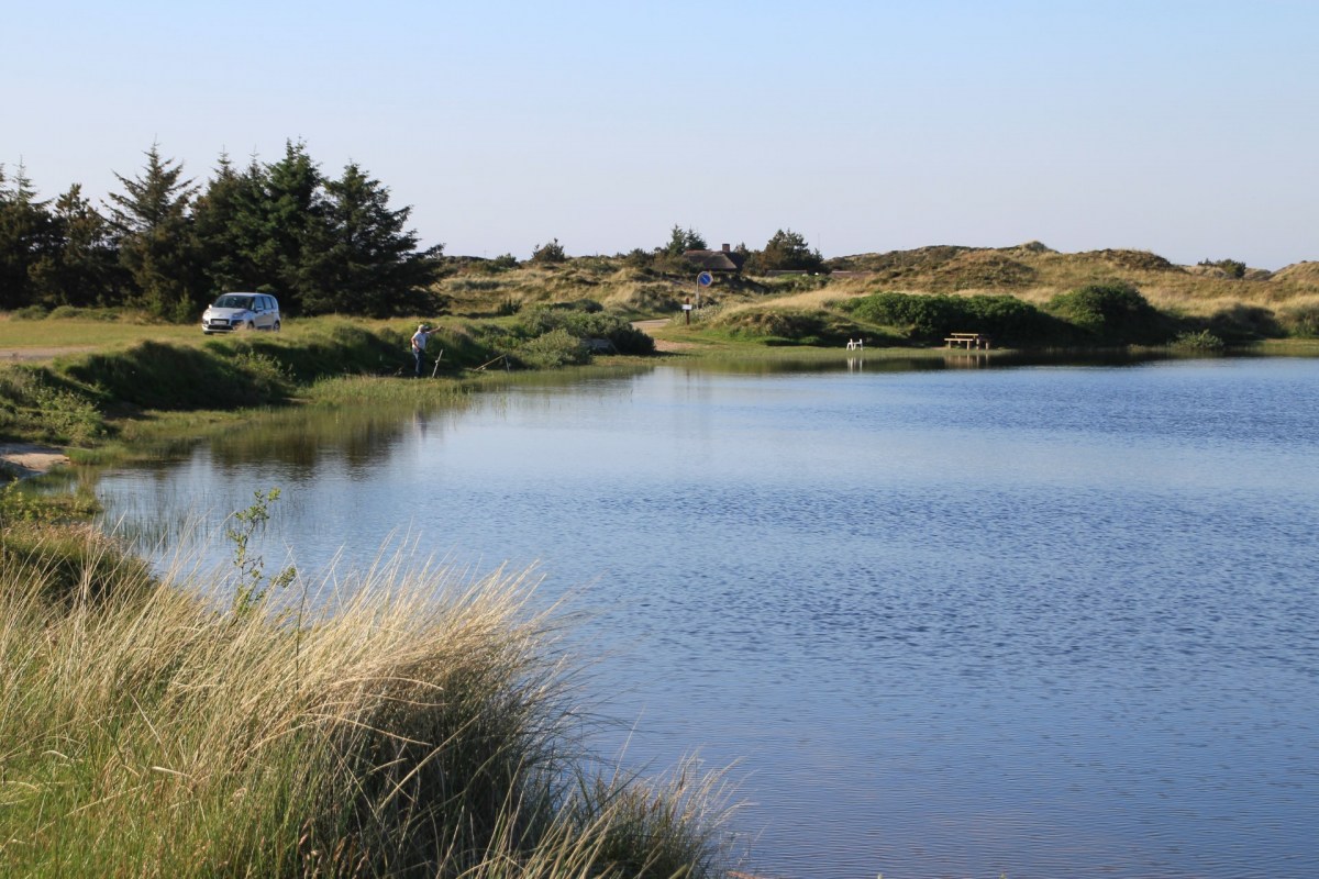 Angeln im Grærup Sø bei Vejers