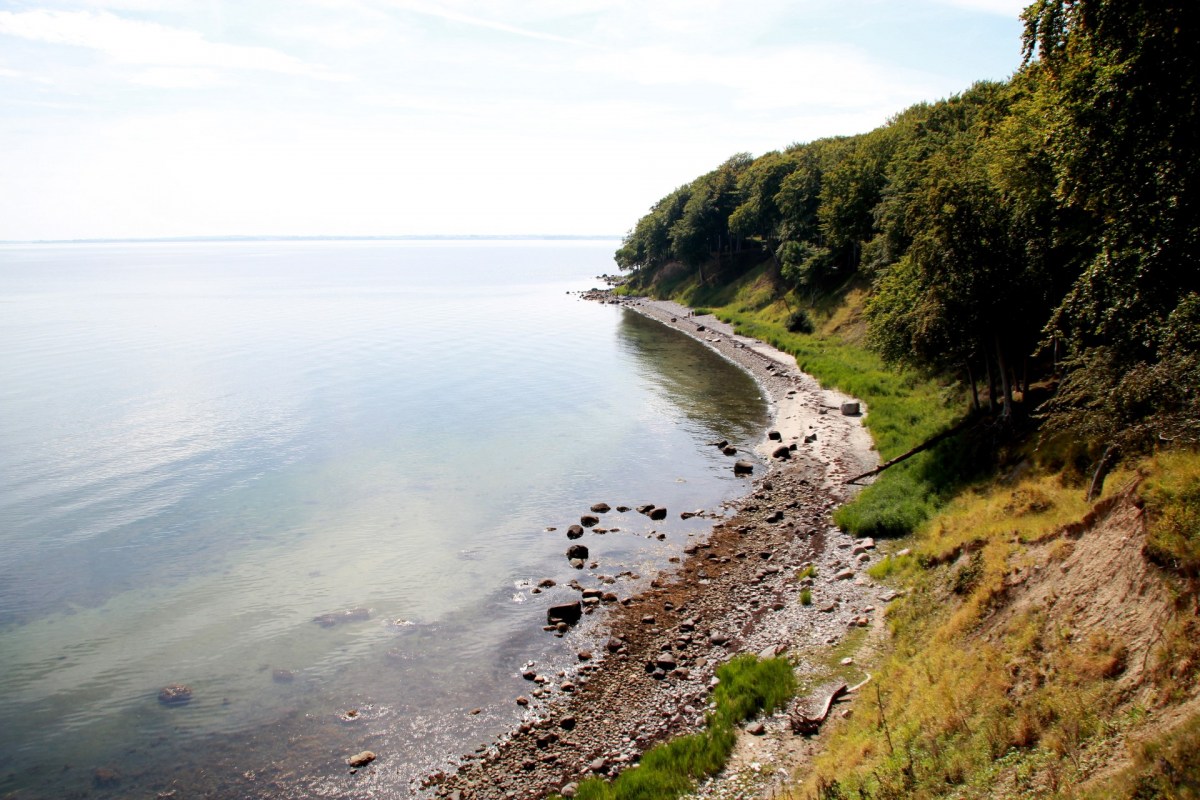 Angelplatz Østerhoved Spids auf der Insel Æbelø