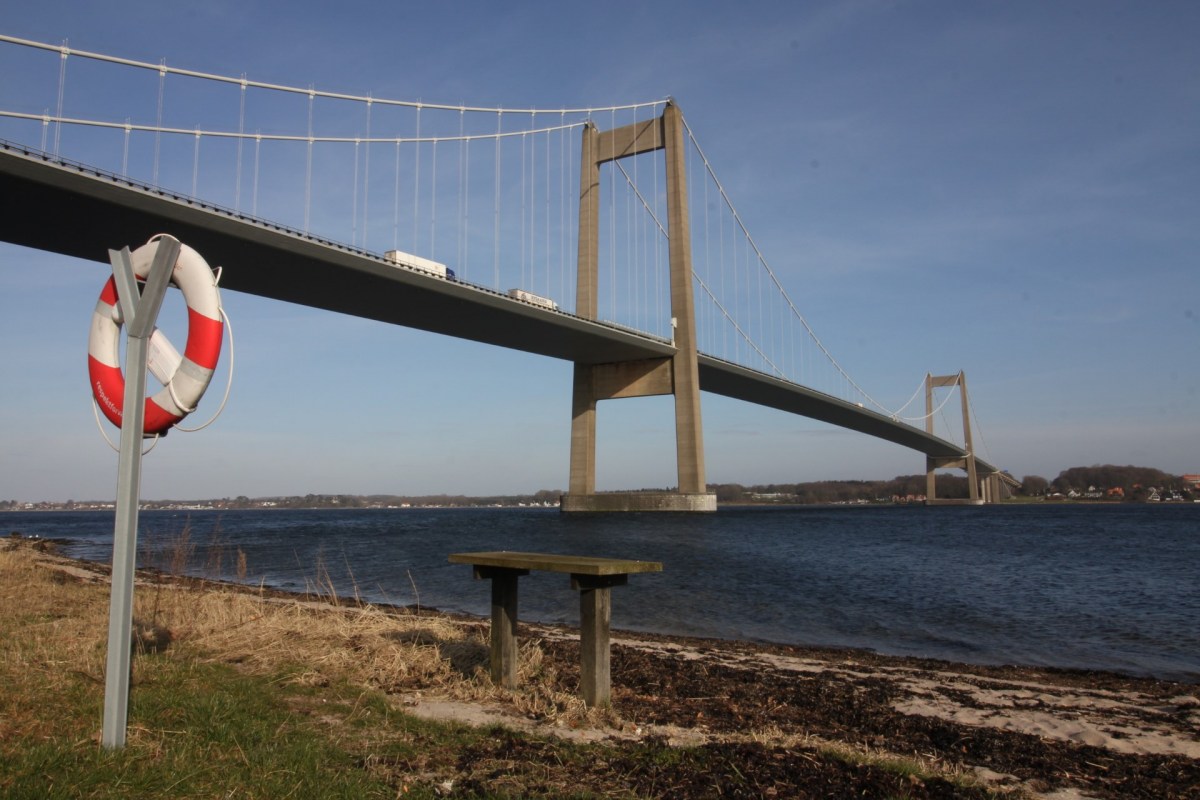 Angelplatz Lyngsodde an der Großer-Belt-Brücke