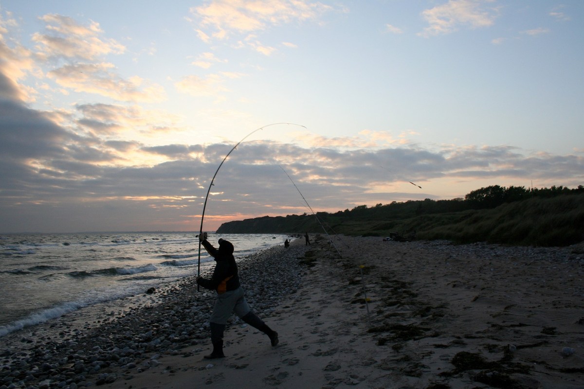 Angelplatz Ristinge Strand auf Langeland