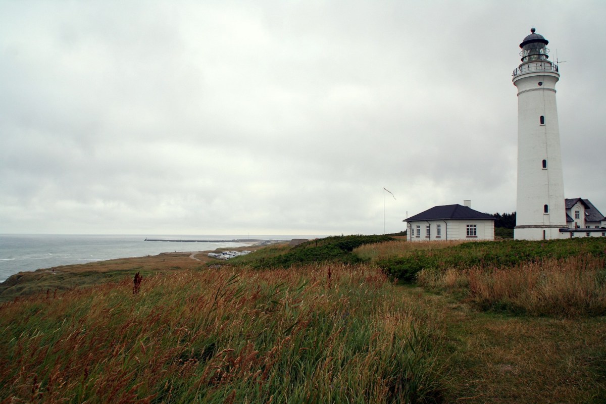 Angeln in Hirtshals am Leuchtturm