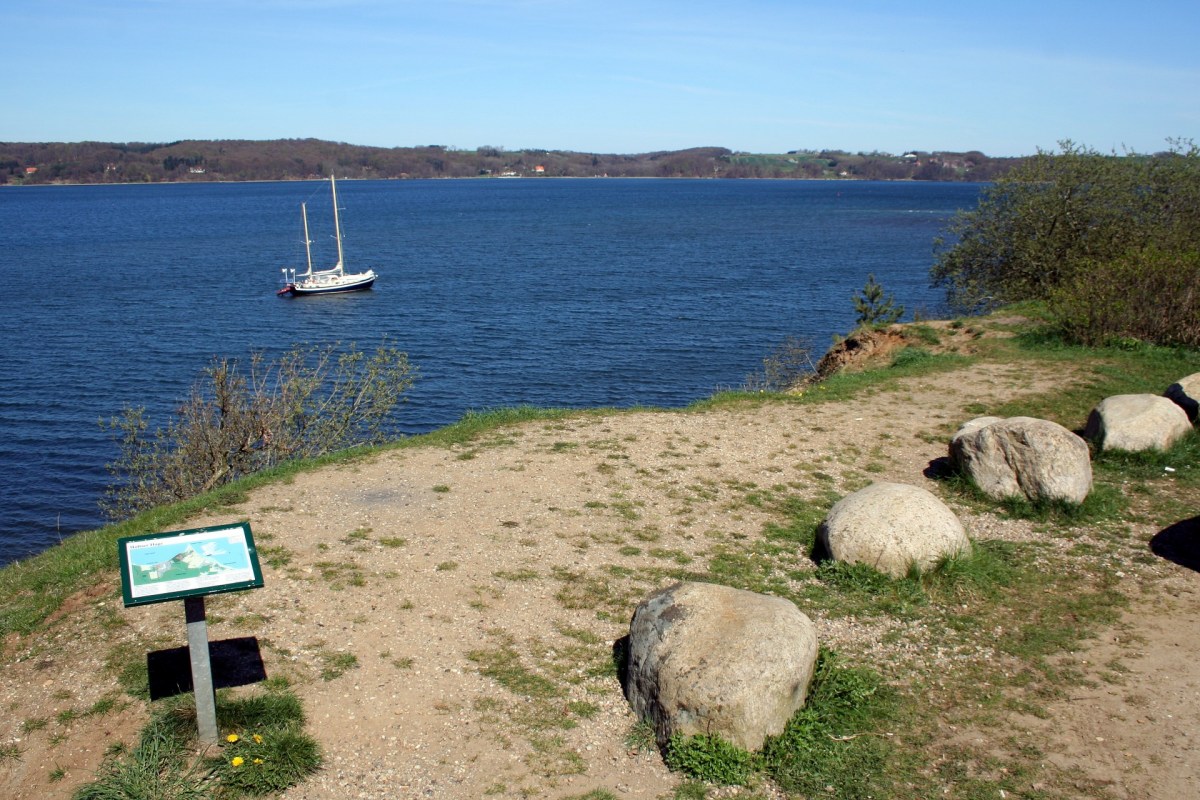 Platz zum Angeln am Vejlefjord