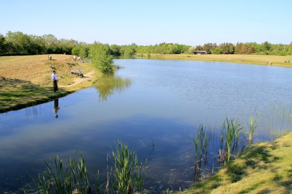 Forellensee Vrøgum Fiskesø in Dänemark