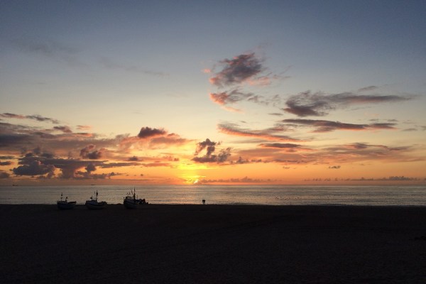 Sonnenuntergang über der Nordsee bei Stenbjerg – da kommt Urlaubsfeeling auf! Angelplatz an der Nordsee bei Stenbjerg