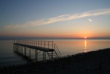 Sonnenuntergang vor Sjællands Odde