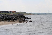 Angelplatz Handbjerg Strand an der Venø-Bucht im Limfjord