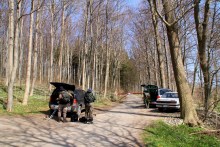 Parkplatz beim Angelplatz Pomlerende auf Møn